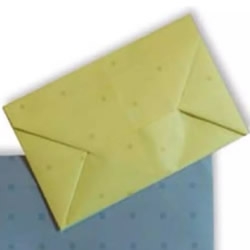 普通信封怎么折图解 简单信封的折法步骤图
