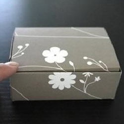 折纸礼品盒包装盒子图解教程
